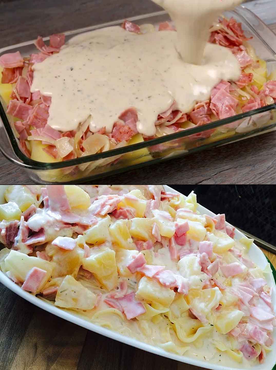 Schmeckt sensationell, Nudelauflauf &amp;#39;Hawaii&amp;#39; der immer geht! - Leckere ...