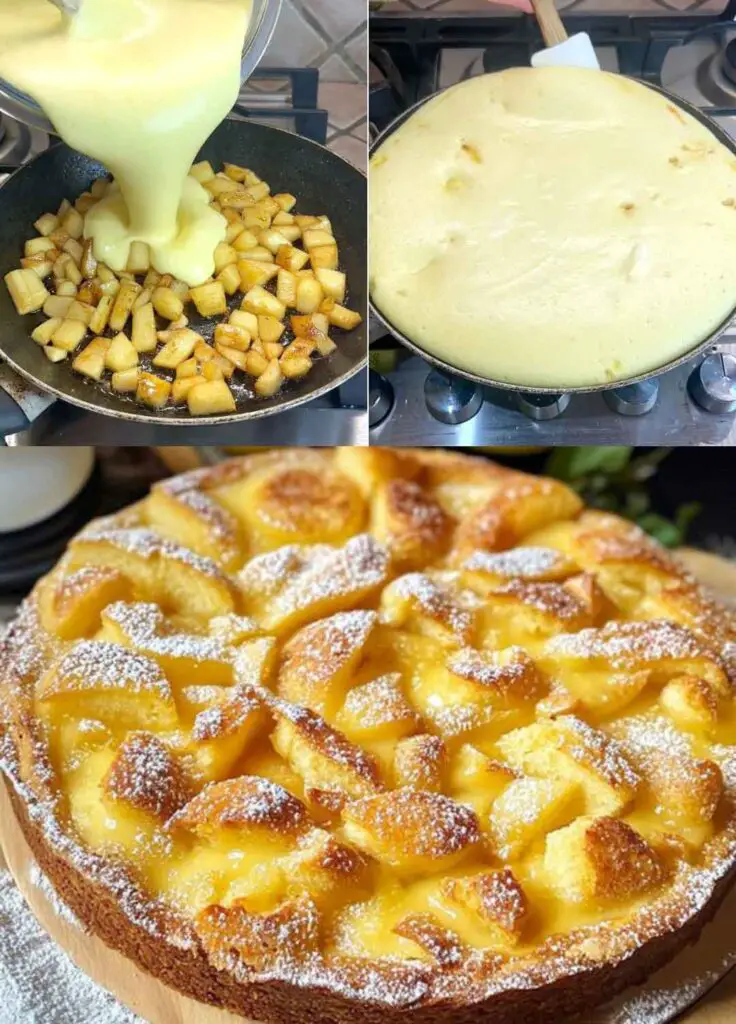 Apfelkuchen mit nur 3 Äpfel
