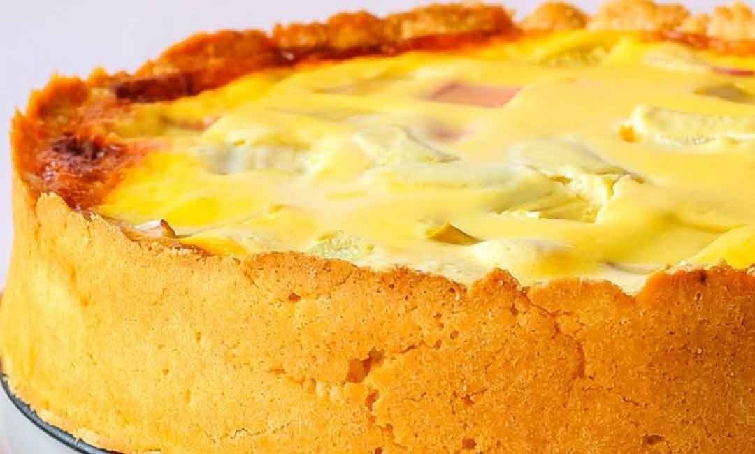 Wie bei Oma einfach nur lecker, Lieblings Rhabarberkuchen mit Schmand ...