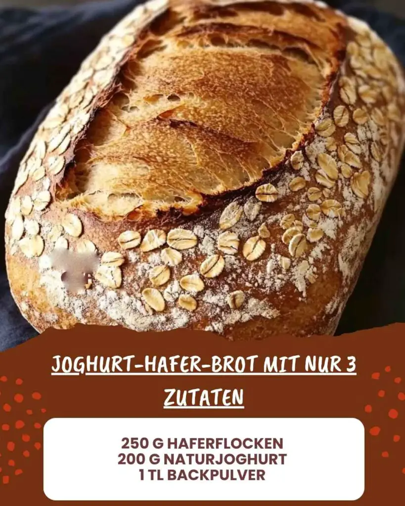 Woow Joghurt-Hafer-Brot Mit Nur 3 Zutaten