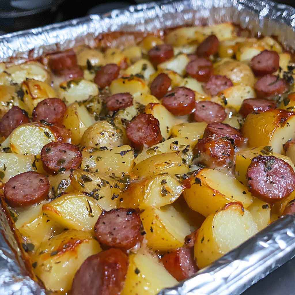 Bratkartoffel-Wurst-Pfanne