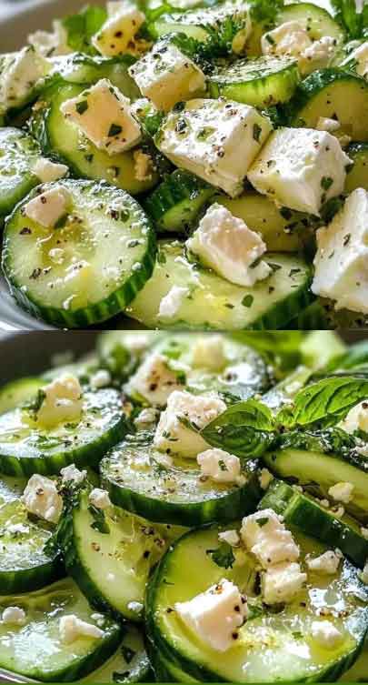 Gurken Feta-Salat