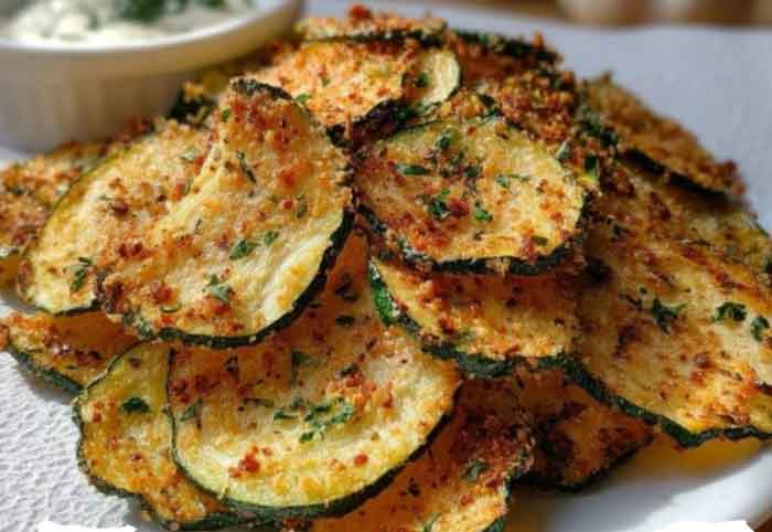 Knoblauch-Zucchini-Chips