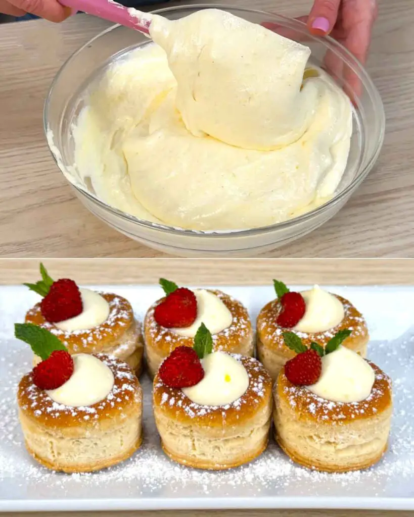 Vanille-Baiser-Creme wie vom Konditor, Dessert‑Luxus wie aus dem französischen Café!