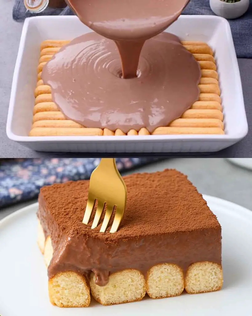 Tiramisu-Kuchen vom Blech  ohne Backen