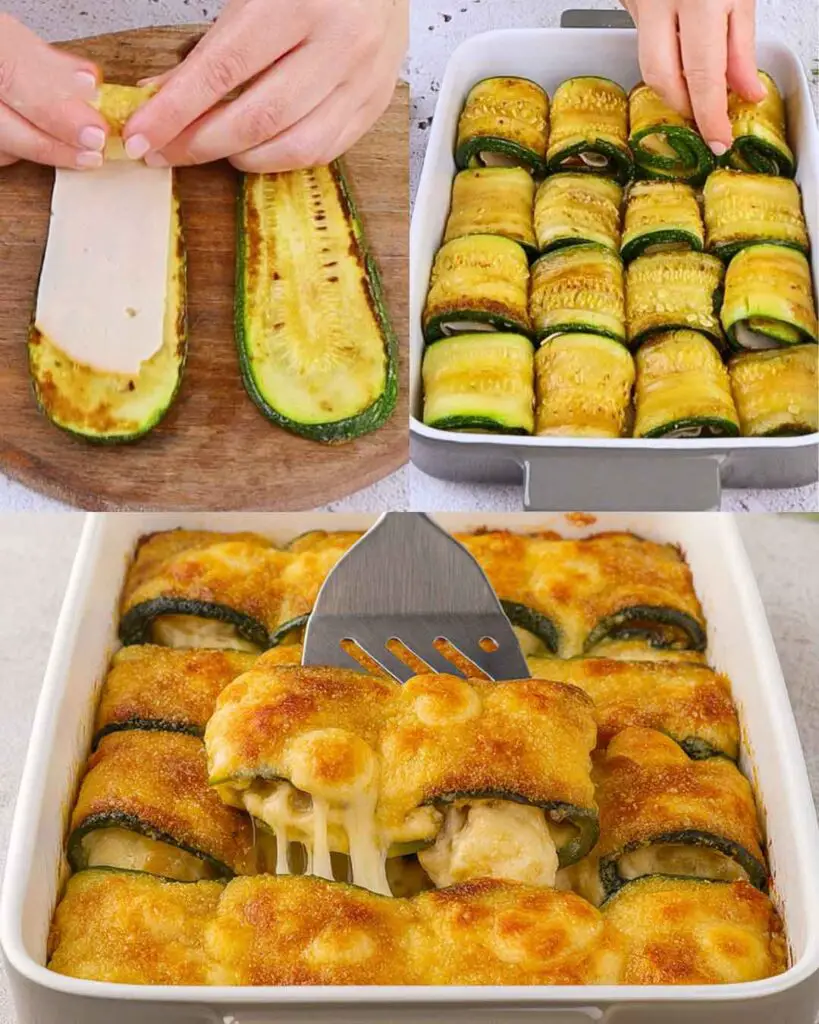Zucchini-Röllchen in 20 Minuten