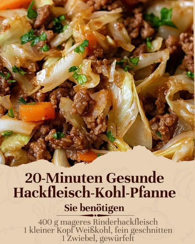 Hackfleisch-Kohl-Pfanne