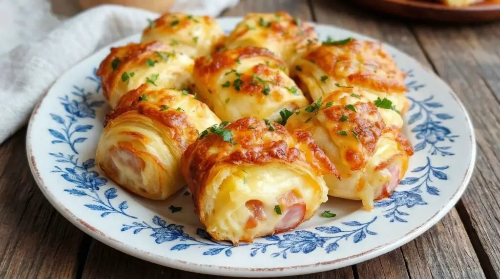 Käse-Speck-Rollchen