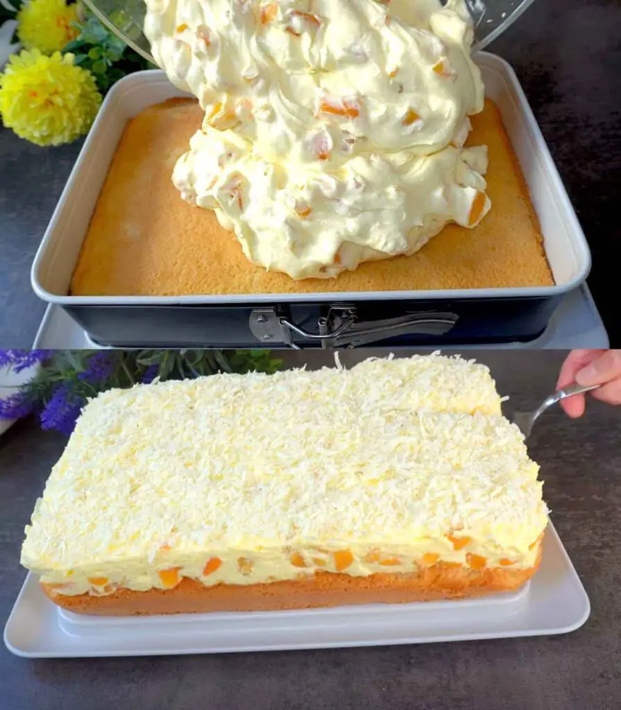 Fantakuchen mit Paradiescreme