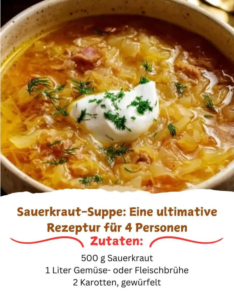 Sauerkraut-Suppe