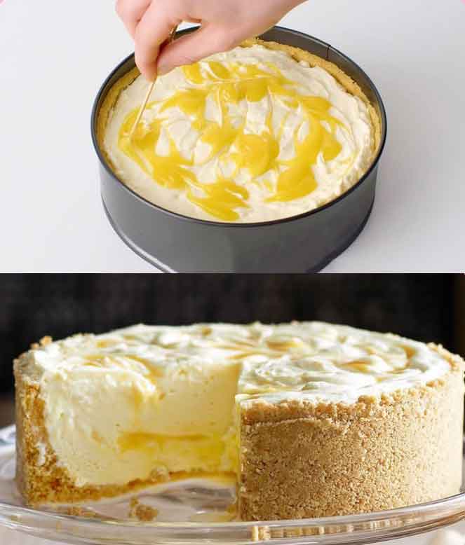 Zitronen-Cheesecake