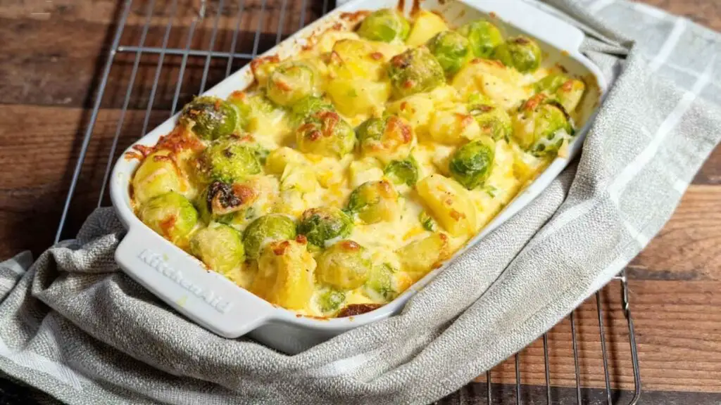 Kartoffel Rosenkohl Auflauf