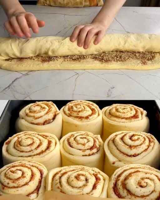 Zimt-Walnuss-Schnecken