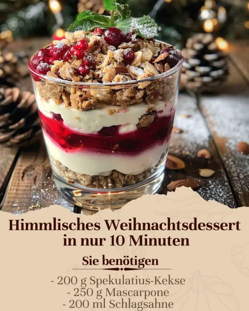 Weihnachtsdessert
