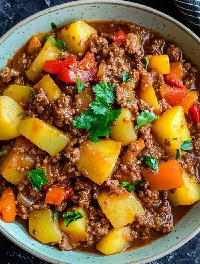 Hackfleisch-Kartoffel-Eintopf