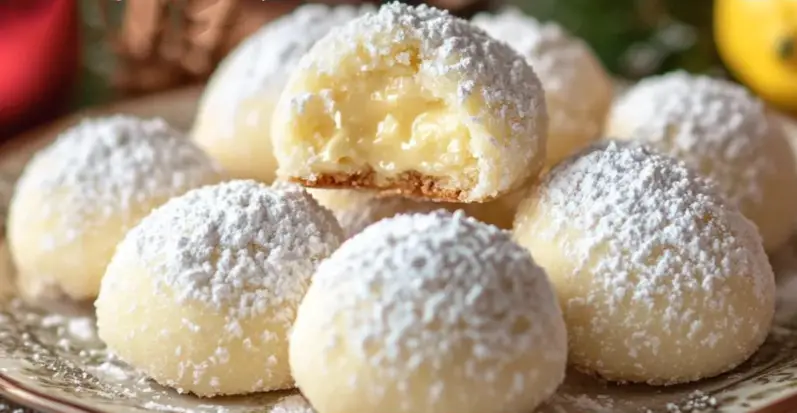 Schneeballplätzchen