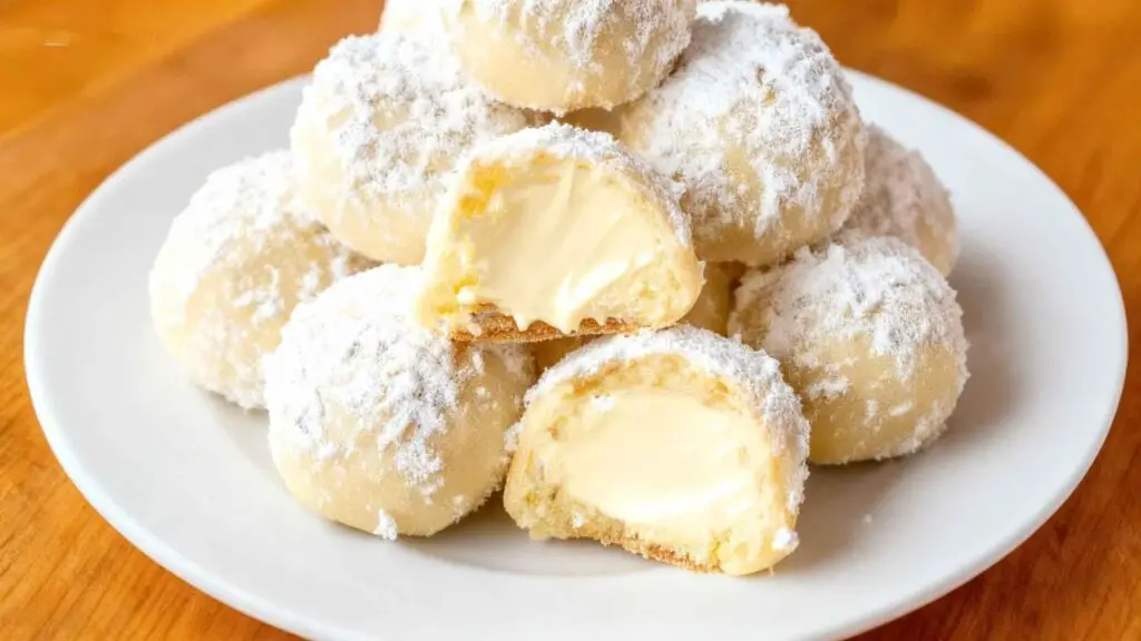 Schneeballplätzchen