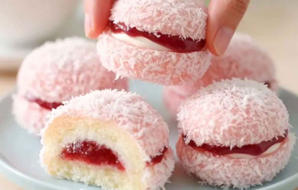 Erdbeer-Kokos-Bällchen