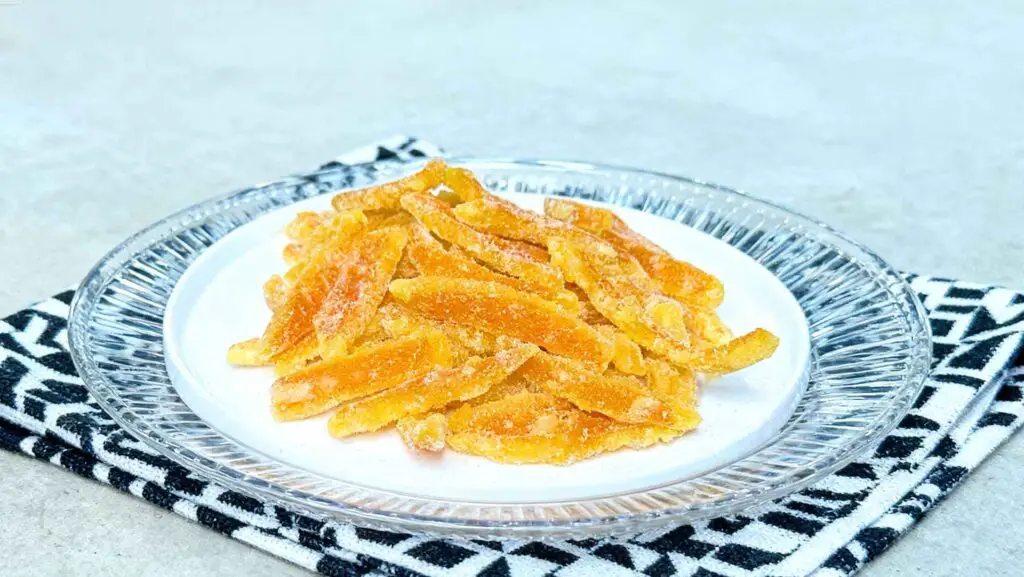 Orangen-Zuckerschalen