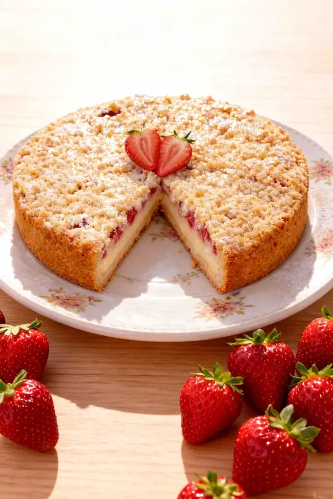 Erdbeer-Creme-Kuchen