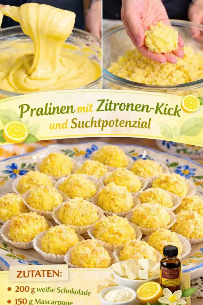 Pralinen mit Zitronen-Kick 