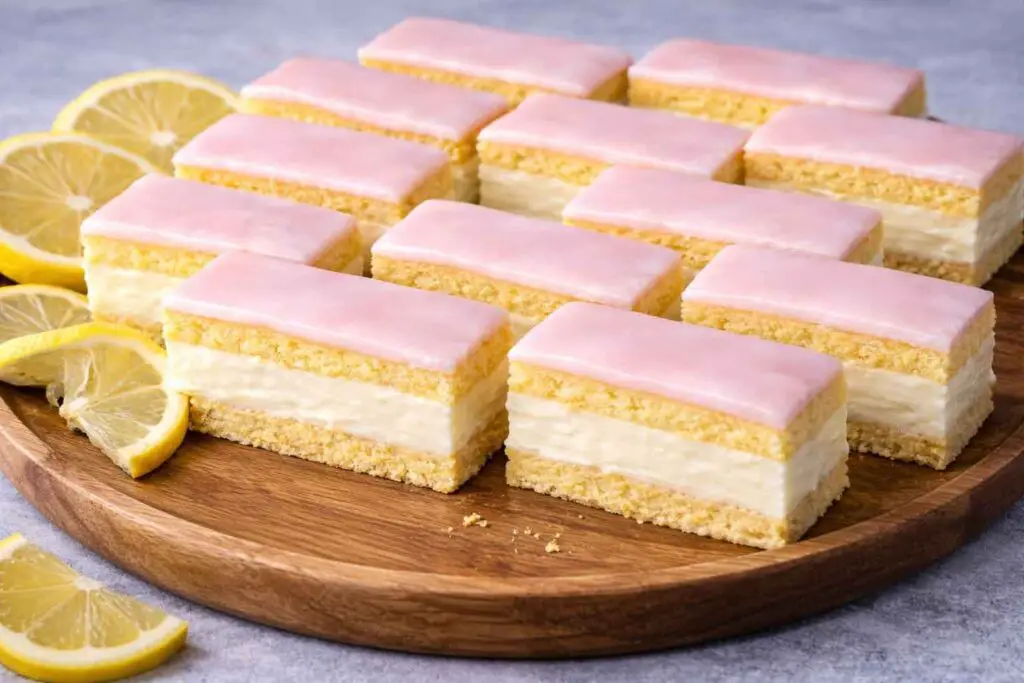 Zitronen-Cremeschnitten