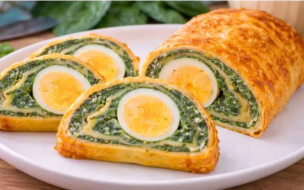 Oster-Strudel mit Spinat