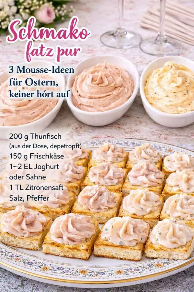 3 Mousse-Ideen für Ostern