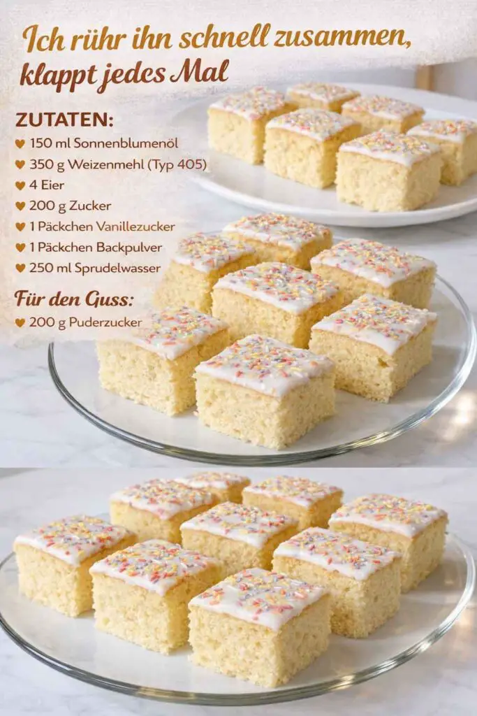 Selterskuchen vom Blech